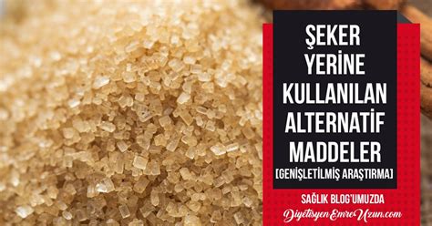 Keklerde Kullanılan Alternatif Şekerler